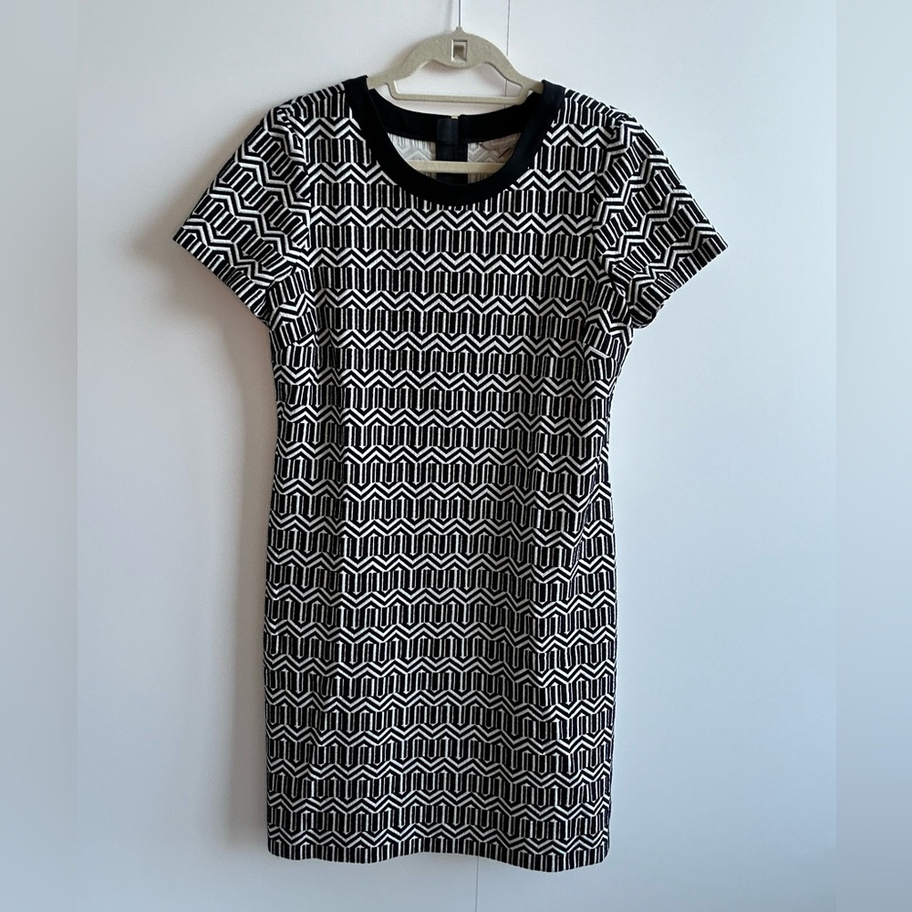 B&W cocktail or work dress